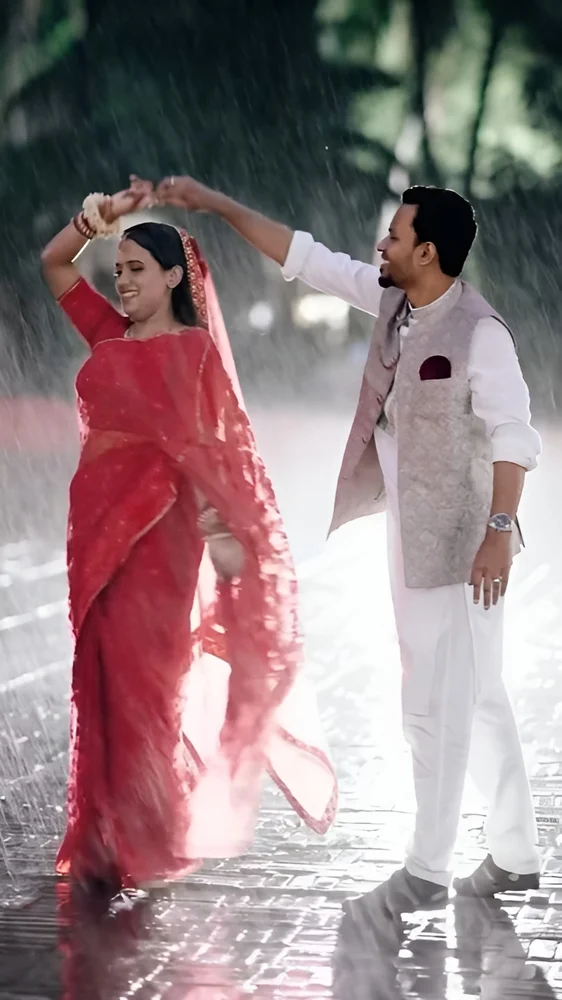 Thumbnail for Couple dance on a rainy time reel